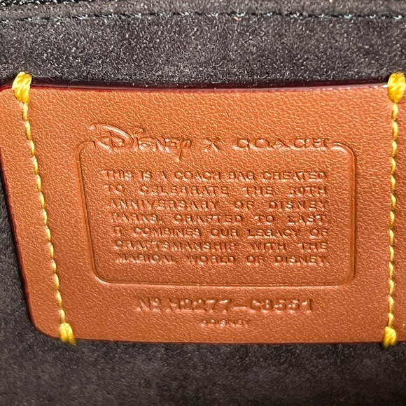 C8551- Disney X Coach Field Tote with Walt Disney World Motif - Picture 7 of 13